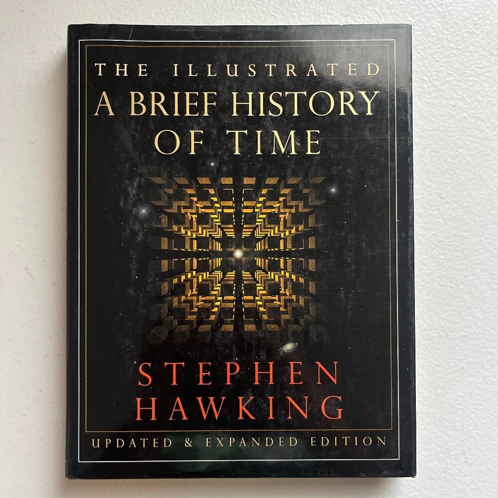 The Illustrated A Brief History of Time Stephen Hawking Hardcover Bantam Books